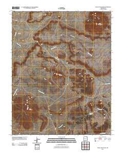 Tinaja Mountain 2010 topographic map thumbnail