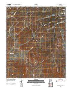 Vanderwagen Draw 2010 topographic map thumbnail