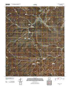 Whitetail 2010 topographic map thumbnail