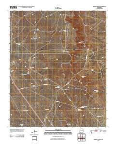 Wright Ranch 2010 topographic map thumbnail