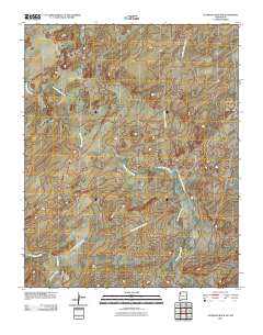 Standing Rock NW 2010 topographic map thumbnail