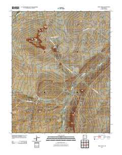 Table Mesa 2010 topographic map thumbnail