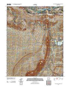 The Hogback North 2010 topographic map thumbnail
