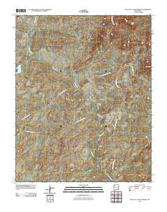 West of La Vida Mission 2010 topographic map thumbnail