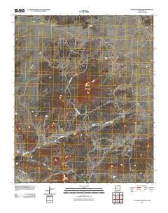 Veteado Mountain 2010 topographic map thumbnail