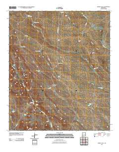 Werney Hill 2010 topographic map thumbnail