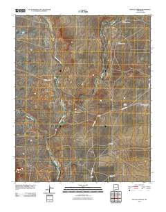 Buffalo Springs 2010 topographic map thumbnail