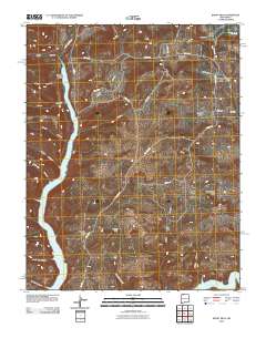 Burnt Mesa 2010 topographic map thumbnail