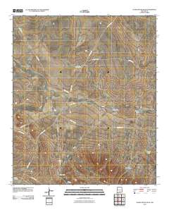 Alamo Mountain NE 2010 topographic map thumbnail
