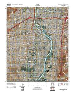 Albuquerque West 2010 topographic map thumbnail