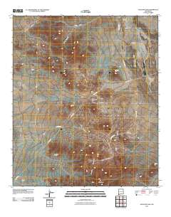 Antelope Pass 2010 topographic map thumbnail