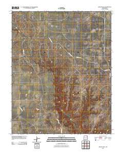 Aragon Hill 2010 topographic map thumbnail