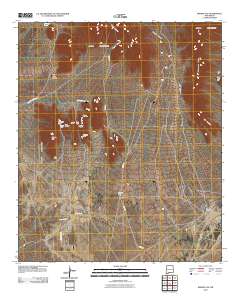 Bishop Cap 2010 topographic map thumbnail