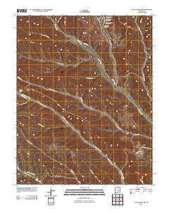 Casa Grande SW 2010 topographic map thumbnail