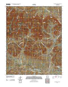 Casamero Lake 2010 topographic map thumbnail