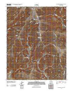 Chinaberry Canyon 2010 topographic map thumbnail