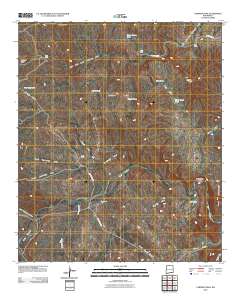Carnero Peak 2010 topographic map thumbnail