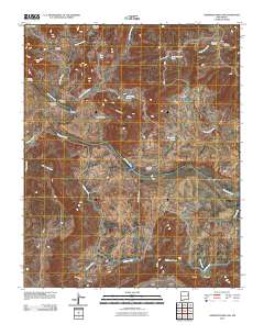 Carpenter Mesa SW 2010 topographic map thumbnail