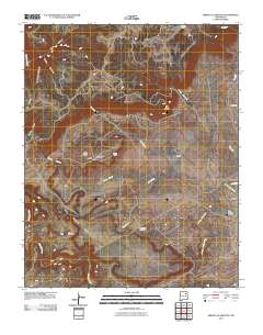 Arroyo Alamocito 2010 topographic map thumbnail