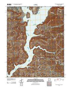 Bancos Mesa NW 2010 topographic map thumbnail