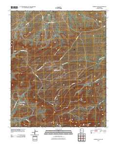 Borrego Pass 2010 topographic map thumbnail