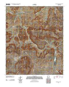 Blaines Lake 2010 topographic map thumbnail