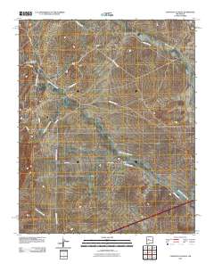 Canoncito School 2010 topographic map thumbnail