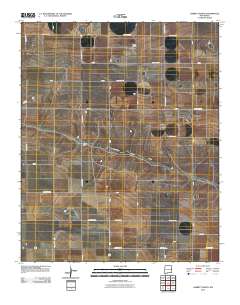 Garrett Ranch 2010 topographic map thumbnail