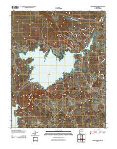 Heron Reservoir 2011 topographic map thumbnail