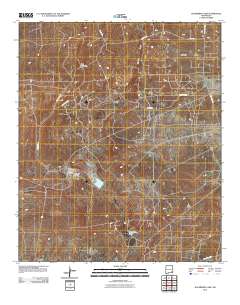 Hackberry Lake 2010 topographic map thumbnail