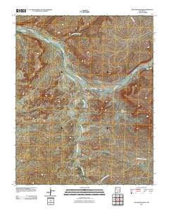 Kin Klizhin Ruins 2010 topographic map thumbnail