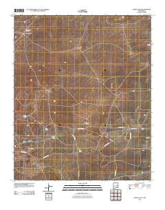 Lomas Gatos 2010 topographic map thumbnail