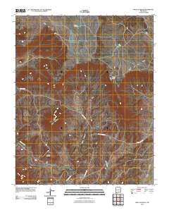 Mesa Lauriano 2010 topographic map thumbnail