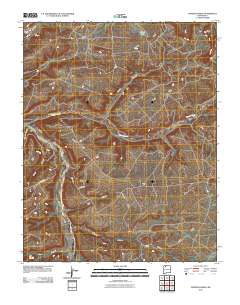Gonzales Mesa 2010 topographic map thumbnail