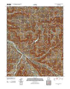 Cutter Canyon 2010 topographic map thumbnail