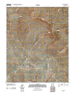 Encino 2010 topographic map thumbnail