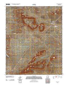Duran 2010 topographic map thumbnail