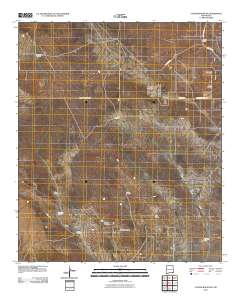 Custer Mountain 2010 topographic map thumbnail