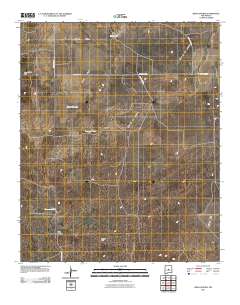 Gran Quivira 2011 topographic map thumbnail
