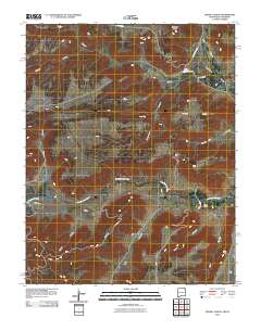 Cross L Ranch 2010 topographic map thumbnail