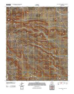 Gallo Spring Canyon 2010 topographic map thumbnail