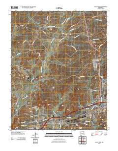 Gallup West 2010 topographic map thumbnail