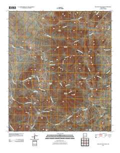 Gillespie Mountain 2010 topographic map thumbnail
