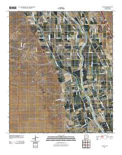 La Mesa 2010 topographic map thumbnail