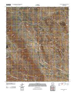 Lovelace Mesa 2010 topographic map thumbnail