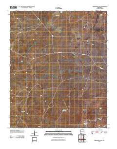Hernandez Lake 2010 topographic map thumbnail