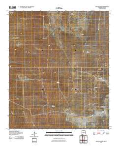 Javelina Basin 2010 topographic map thumbnail