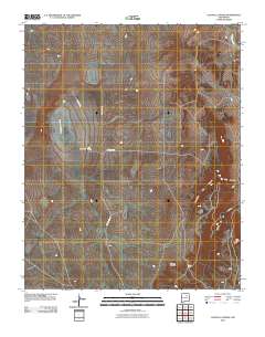 Laguna La Monia 2010 topographic map thumbnail