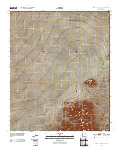 Luera Mountains NW 2010 topographic map thumbnail