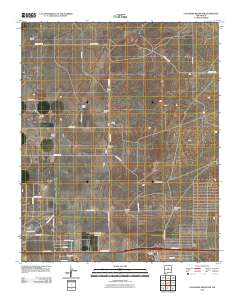 Longhorn Reservoir 2010 topographic map thumbnail